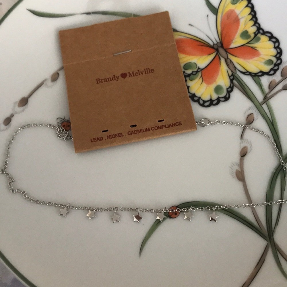 Brandy Melville NWT necklace with free stickers
